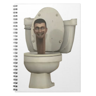 Caderno Espiral Notebook Skibidi Toilet