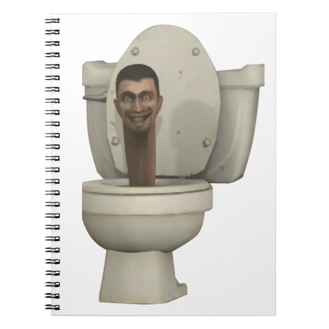 Caderno Espiral Notebook Skibidi Toilet (Frente)