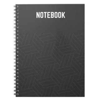Caderno Espiral Notebook Sleek Black Elegance Spirance