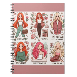 Caderno Espiral Notebook Sleepover Bliss