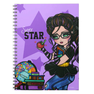 Caderno Espiral Notebook Smart School Girl