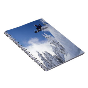Caderno Espiral Notebook-Snowboarder