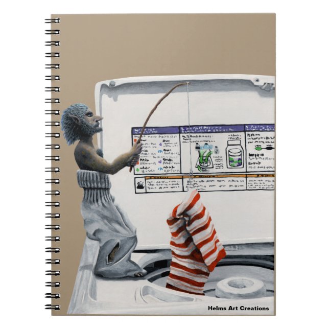 Caderno Espiral Notebook Sock Criminal Fisheries Fantasy Spiral (Frente)
