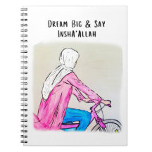 Notebook - Sonhe grande e diga InshaAllah