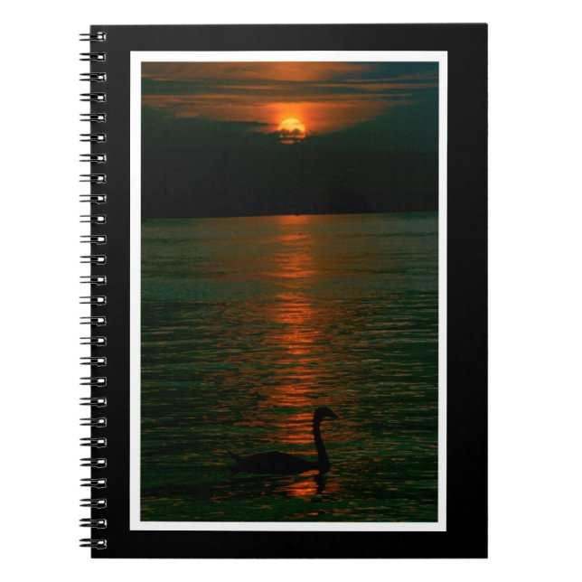 Caderno Espiral Notebook Sonnenuntergang em MONux (Frente)
