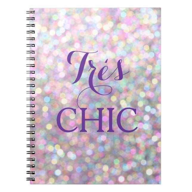 Caderno Espiral Notebook Sparkly VERCHIC (Frente)