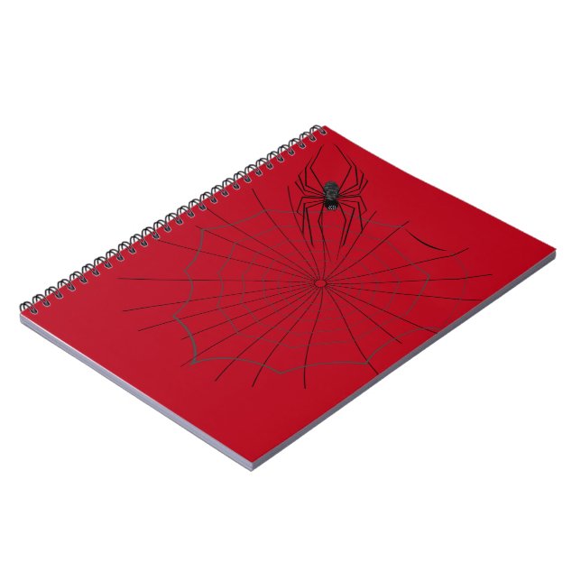 Caderno Espiral Notebook Spider Halloween (Left Side)