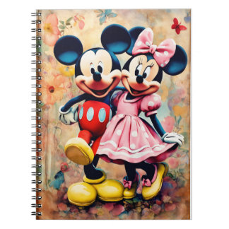 Caderno Espiral Notebook Spiral - Minnie and Mickey
