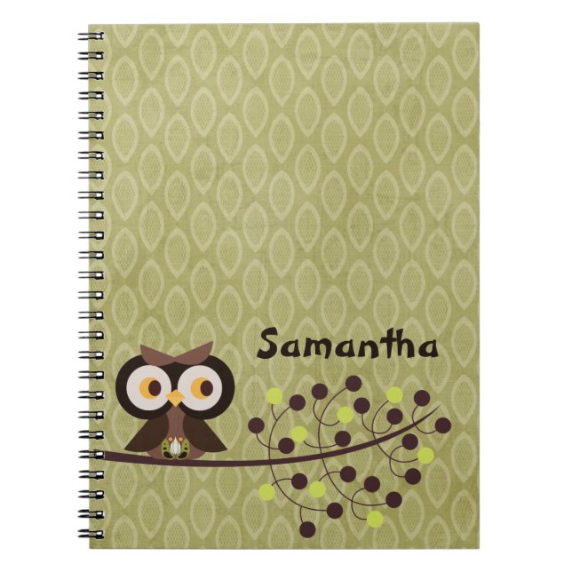 Caderno Espiral Notebook Spiral Noturno Da Floresta (Frente)