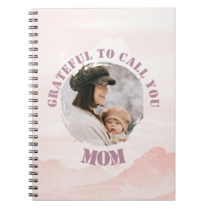Caderno Espiral Notebook Spiral Pink Personalizado para Mamãe