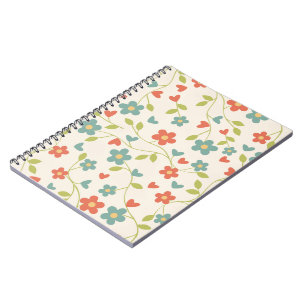 Caderno Espiral Notebook Spring Flowers