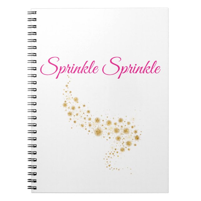 Caderno Espiral Notebook Sprinkle (Frente)