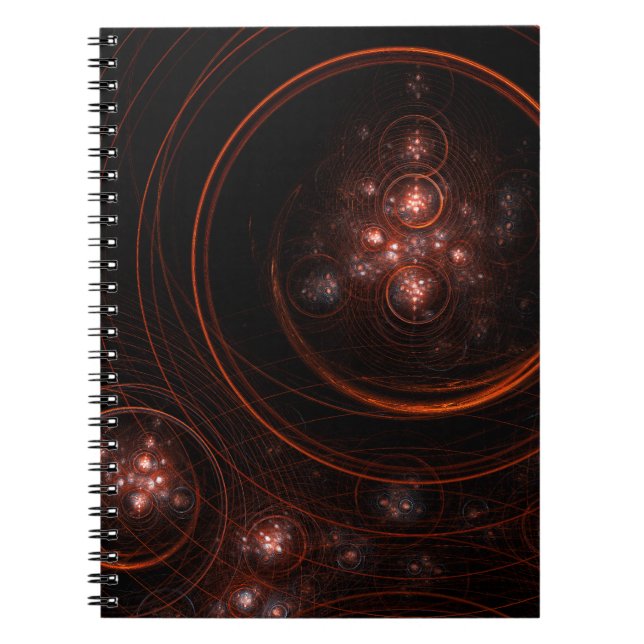 Caderno Espiral Notebook Starlight Abstrato Art (Frente)