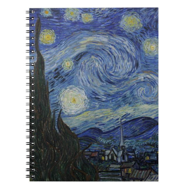 Caderno Espiral Notebook Starry Night (Frente)