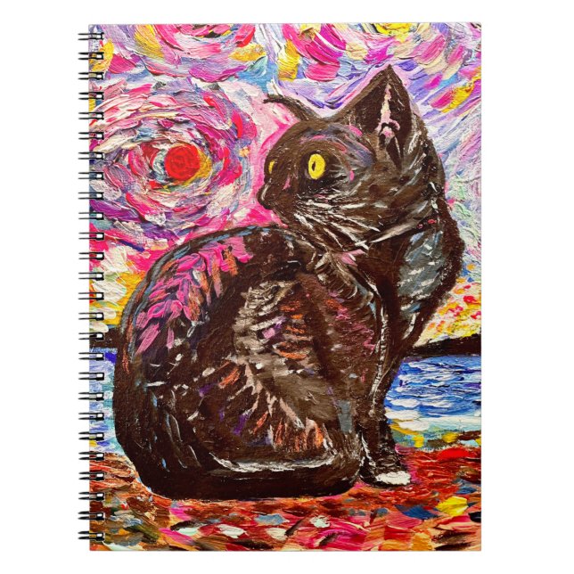 Caderno Espiral Notebook Starry Night Black (Frente)