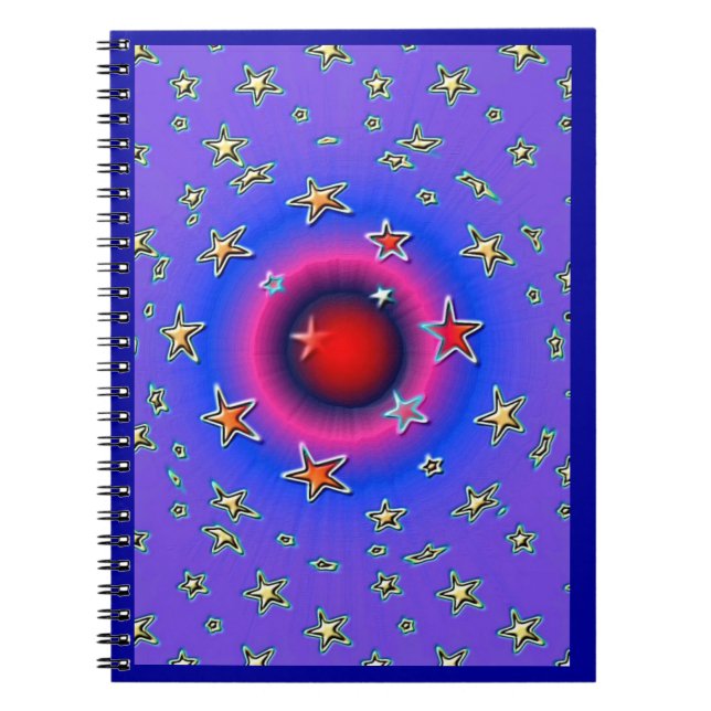 Caderno Espiral Notebook Stars (Frente)