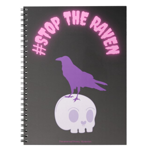 Caderno Espiral notebook #stoptheraven (Frente)