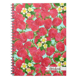 Caderno Espiral Notebook Strawberry