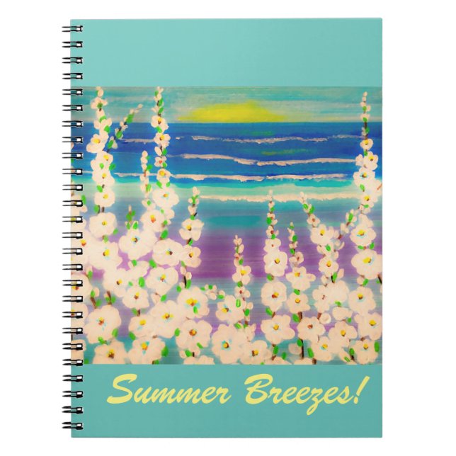 Caderno Espiral Notebook Summer Breezes (Frente)