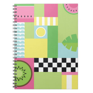 Caderno Espiral Notebook Summer Fruta