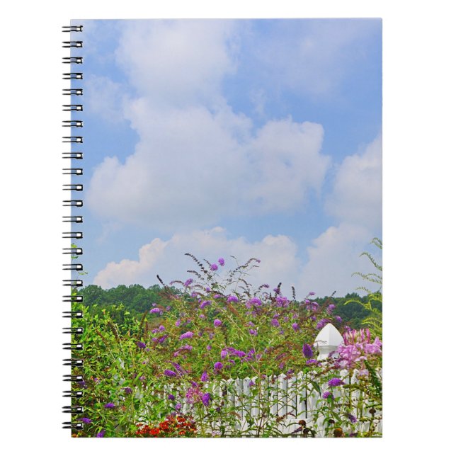 Caderno Espiral Notebook Summer Garden (Frente)