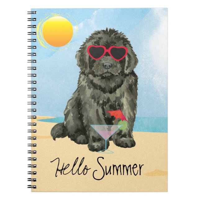 Caderno Espiral Notebook Summer Newfound (Frente)