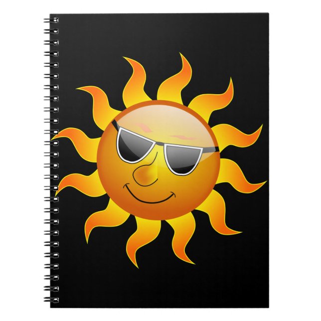 Caderno Espiral Notebook Summer Sun (Frente)