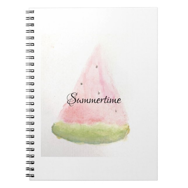 Caderno Espiral notebook SUMMERTIME (Frente)