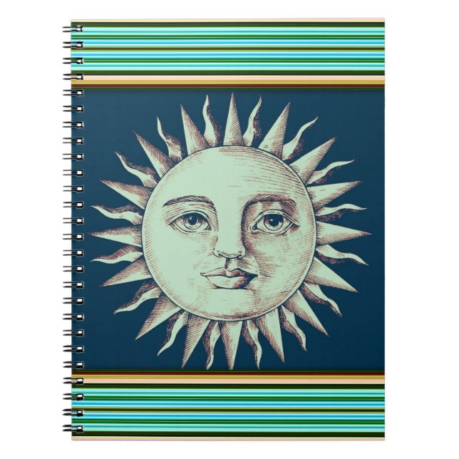 Caderno Espiral Notebook Sun (Frente)