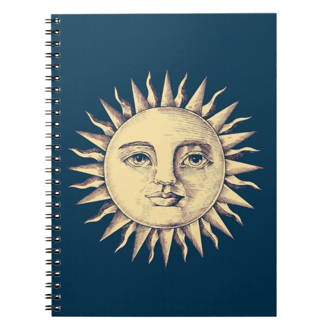 Caderno Espiral Notebook Sun (Frente)