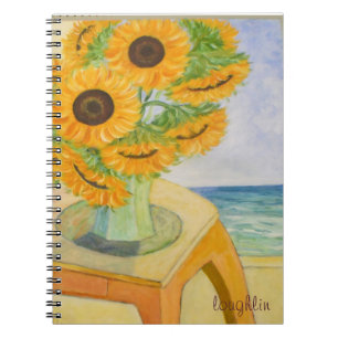 Caderno Espiral Notebook Sunflower
