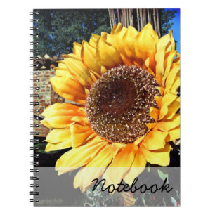 Caderno Espiral Notebook Sunflower