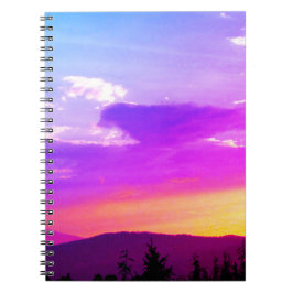 Caderno Espiral Notebook Sunset