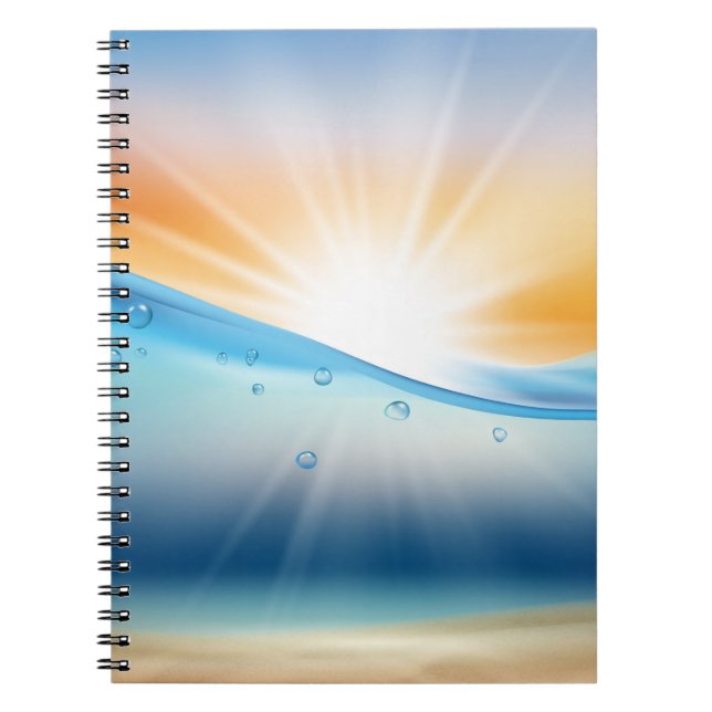 Caderno Espiral Notebook Sunset (Frente)