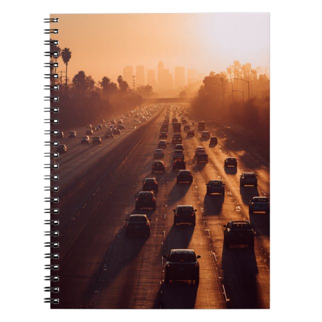 Caderno Espiral Notebook Sunset Commute Urban Hazing (Frente)