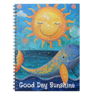 Caderno Espiral Notebook Sunshine de Bom Dia