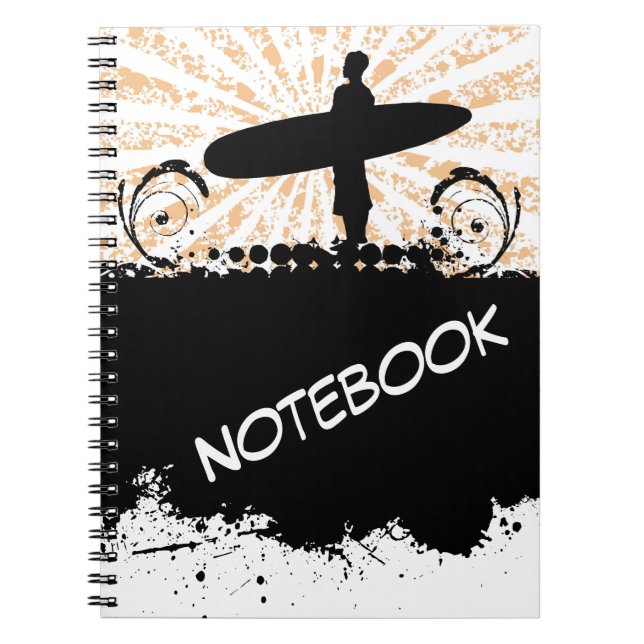 Caderno Espiral Notebook surf (Frente)