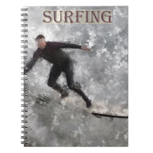 Caderno Espiral Notebook Surfer