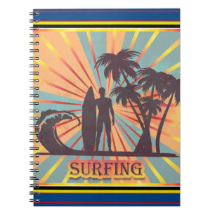 Caderno Espiral Notebook Surfer Dude