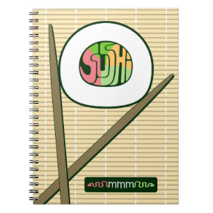 Caderno Espiral Notebook Sushi Lover