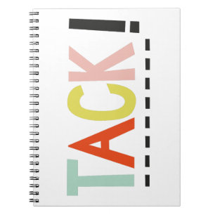 Caderno Espiral Notebook TACK Colors