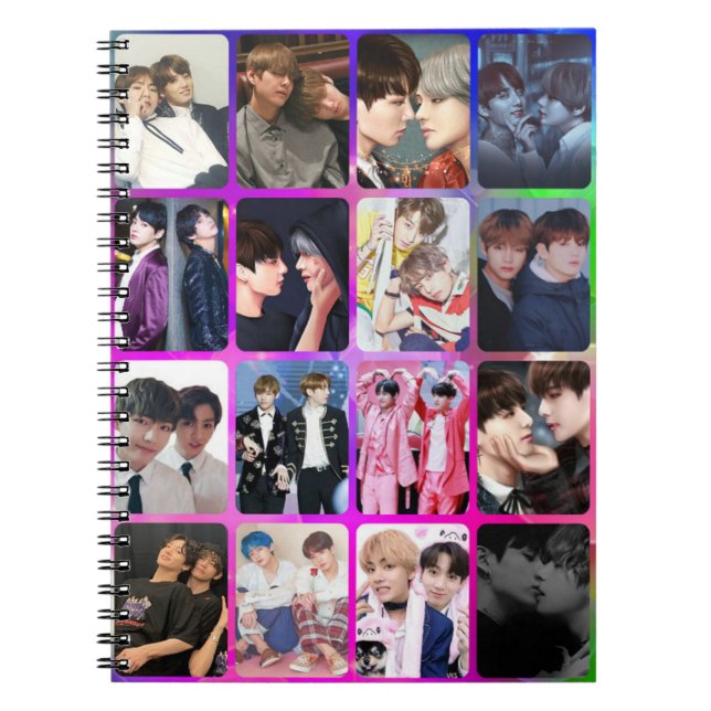 Caderno Espiral Notebook Taekook (Frente)