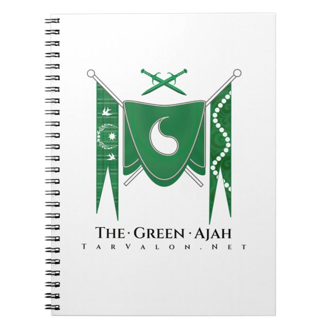 Caderno Espiral Notebook TarValon.Net Green Regalia (Frente)