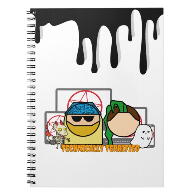 Caderno Espiral Notebook Tecnicamente Terrificado nº 2 (Frente)
