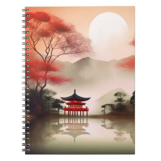Caderno Espiral Notebook Tema Japonês