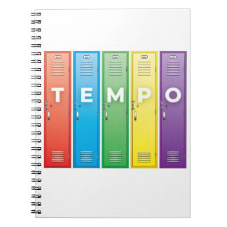 Caderno Espiral notebook TEMPO