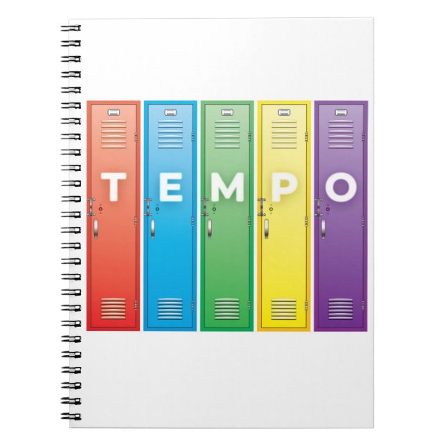 Caderno Espiral notebook TEMPO (Frente)