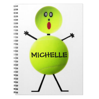 Caderno Espiral Notebook Tênis Player personalizado