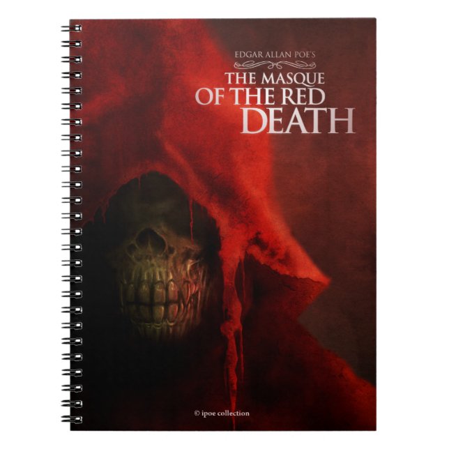 Caderno Espiral Notebook “The Masque of the Red Death” (Frente)