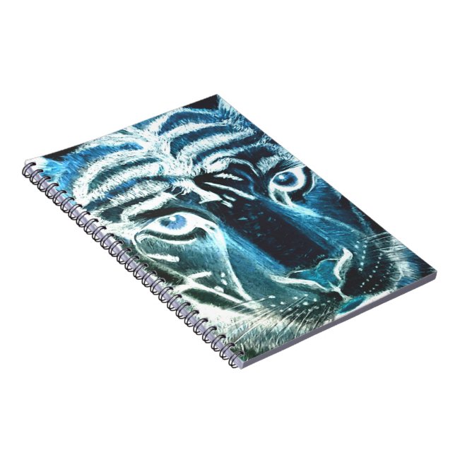 Caderno Espiral Notebook Tiger Design sketch (Lado Direito)